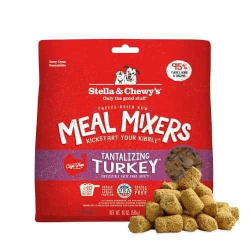 Stella & Chewy's Freeze-Dried Raw Turkey Meal Mixers for Dogs 18 oz (510 g) | Picky Eater Approved thumbnail 1