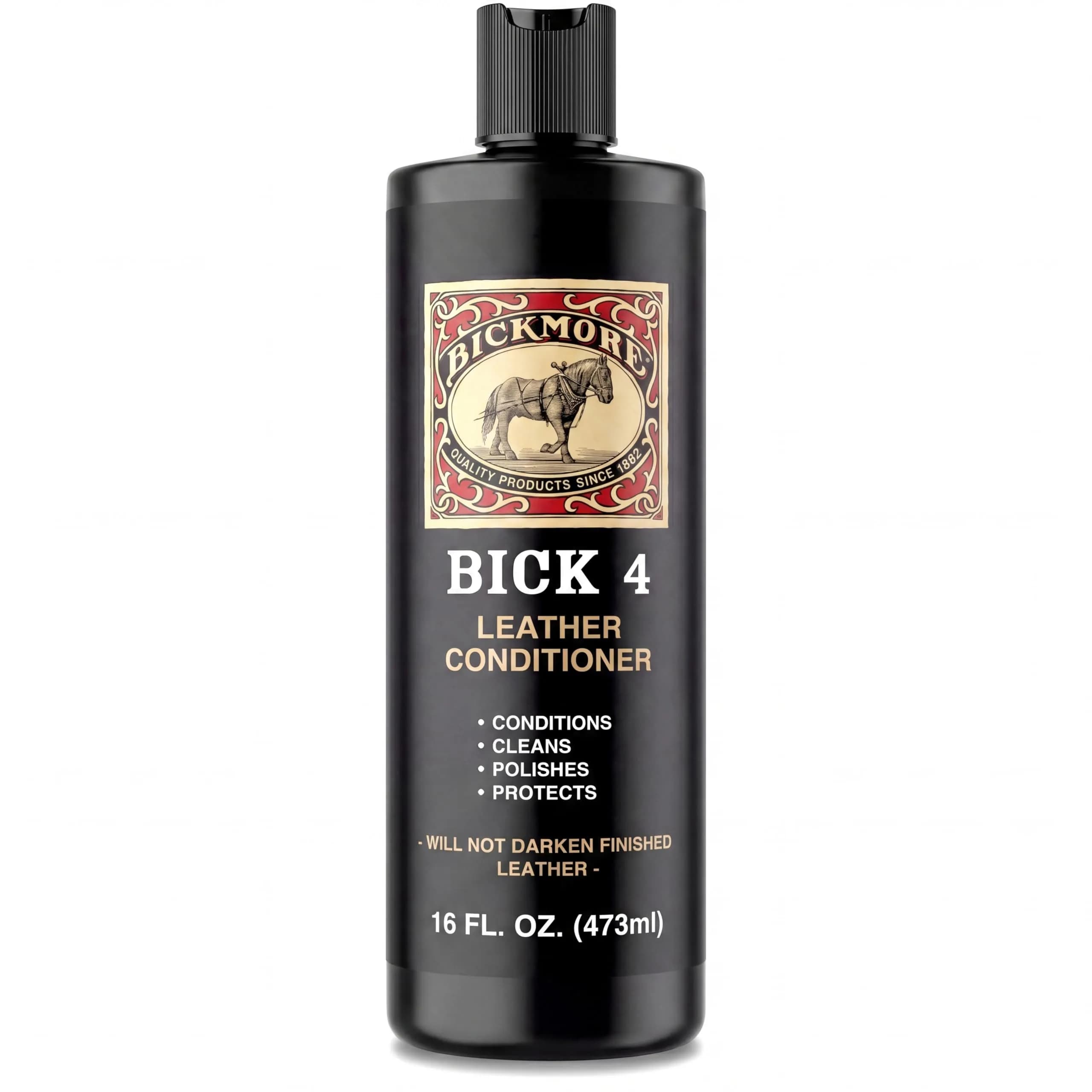 Bickmore Bick 4 Leather Conditioner & Cleaner 473ml (16 fl oz) | Won't Darken Smooth Finished Leather - main product image