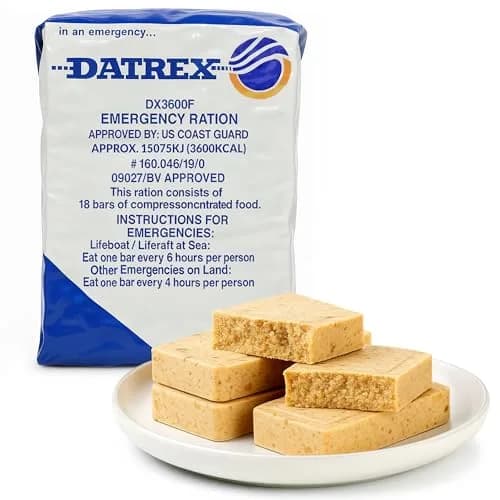 DX3600F Datrex 3600 Emergency Food Bar 18 Pack | 3-Day Coconut Nutrition thumbnail 1