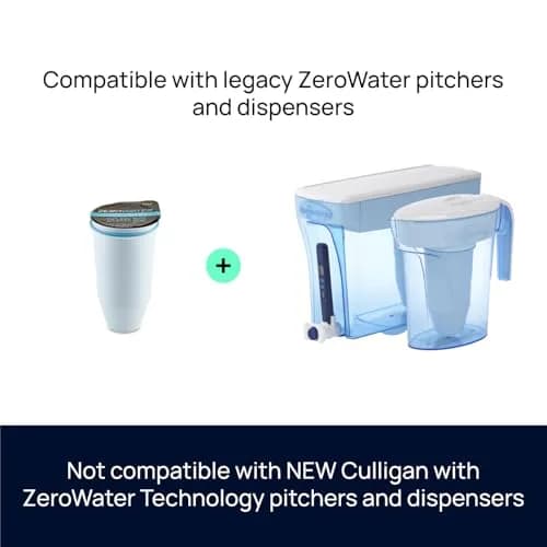 ZeroWater Official Replacement Water Filter 2-Pack | IAPMO Certified for Lead, PFOA/PFOS, Mercury thumbnail 7