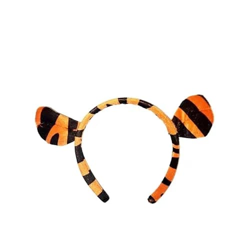 Making Believe Kids Plush Tiger Headband Ears & Tail Jungle Safari Costume Set | Child Size, Plush Material, Adjustable Waist thumbnail 5