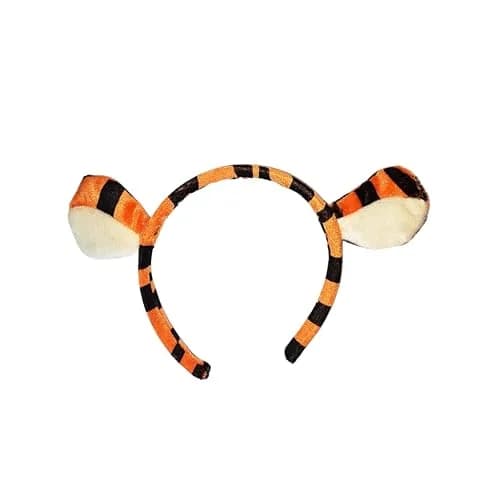 Making Believe Kids Plush Tiger Headband Ears & Tail Jungle Safari Costume Set | Child Size, Plush Material, Adjustable Waist thumbnail 6