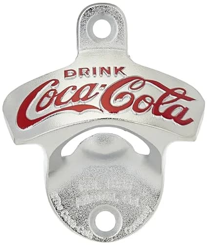 TableCraft Coca-Cola Wall Mount Bottle Opener Small | Classic 1929 Design, Die-Cast Metal thumbnail 2