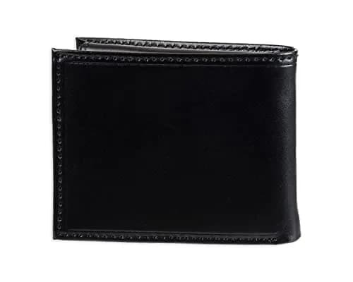 Tommy Hilfiger Slim Leather Passcase Wallet With Removable ID Window Black | 10 Card Slots, 2 Slip Pockets, 2 Money Slots thumbnail 3