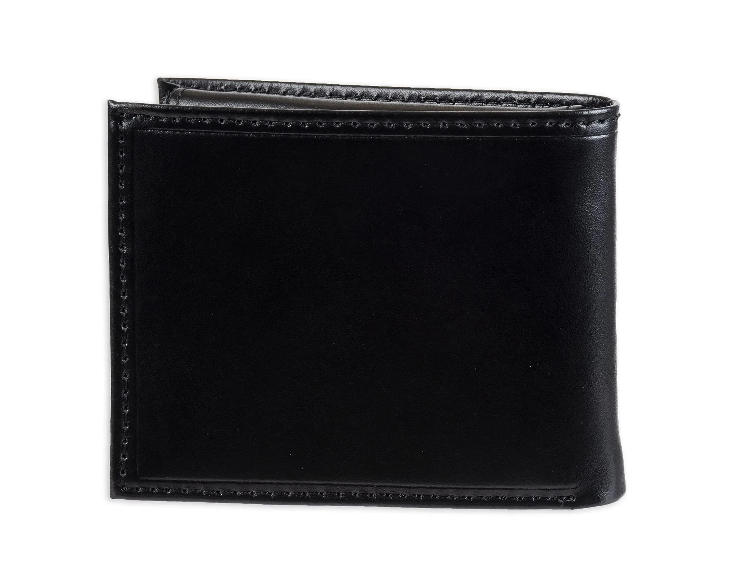 Tommy Hilfiger Slim Leather Passcase Wallet With Removable ID Window Black | 10 Card Slots, 2 Slip Pockets, 2 Money Slots - view 3