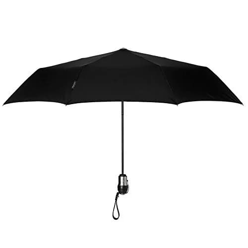 Davek Solo Umbrella (Classic Black) | Windproof Travel Umbrella with Automatic Open thumbnail 4