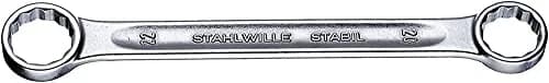 Stahlwille 41050809 STABIL Double Ended Ring Spanner 8 x 9 mm Metric | Industrial Grade Chrome Plated thumbnail 1