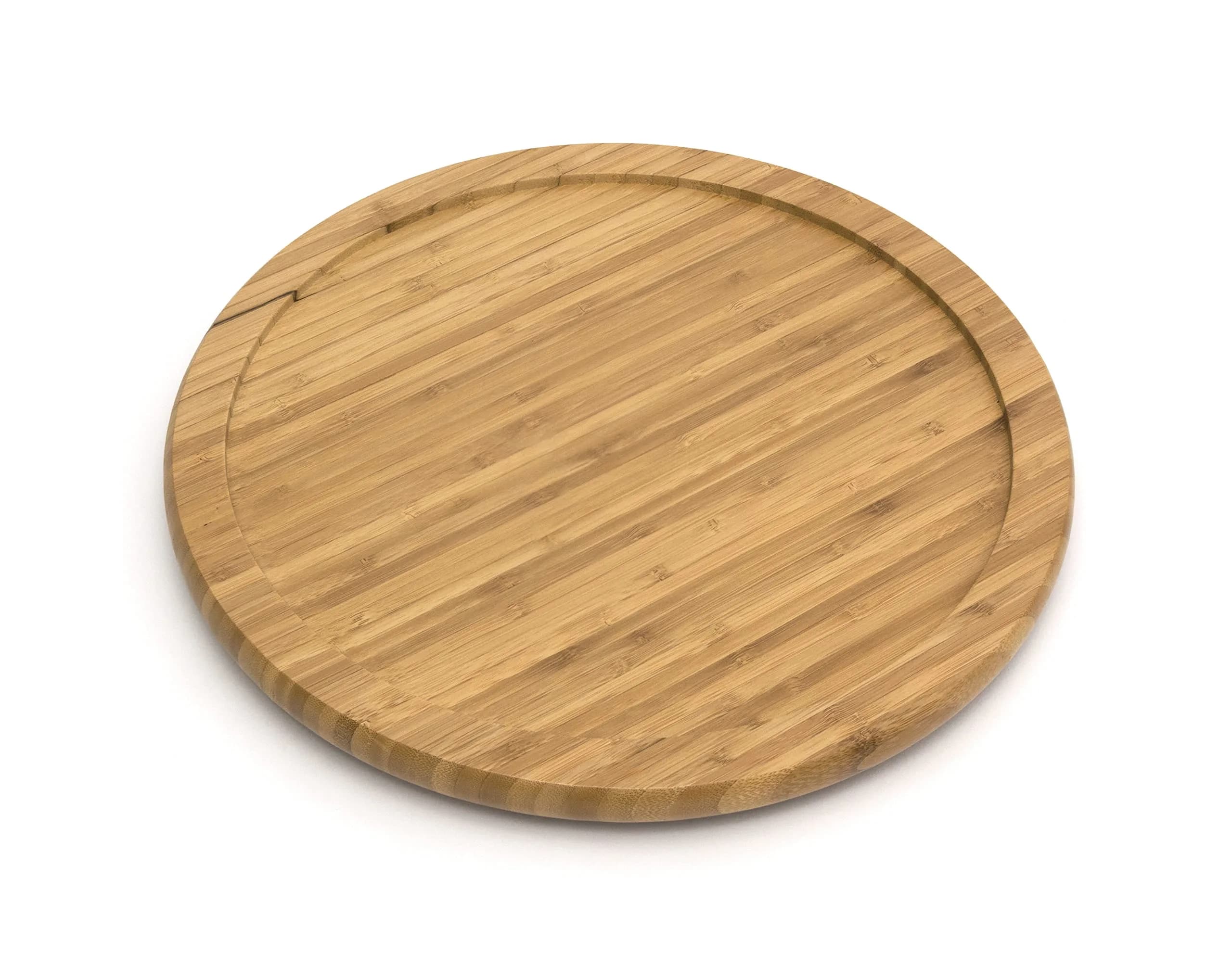 Lipper International Bamboo Wood 10" Kitchen Turntable | Rotates for Easy Access, Natural & Renewable Material (70-120 chars)