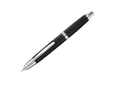 PILOT Vanishing Point Fountain Pen Medium Nib | Refillable & Retractable, Black Carbonesque Barrel thumbnail 1