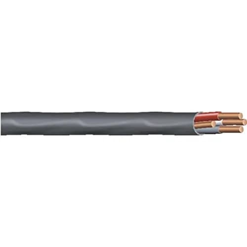 Southwire 63950002 125ft. 6 Gauge 3 Conductor NM-B Cable Black | Indoor Nonmetallic Sheathed Copper Wire thumbnail 2