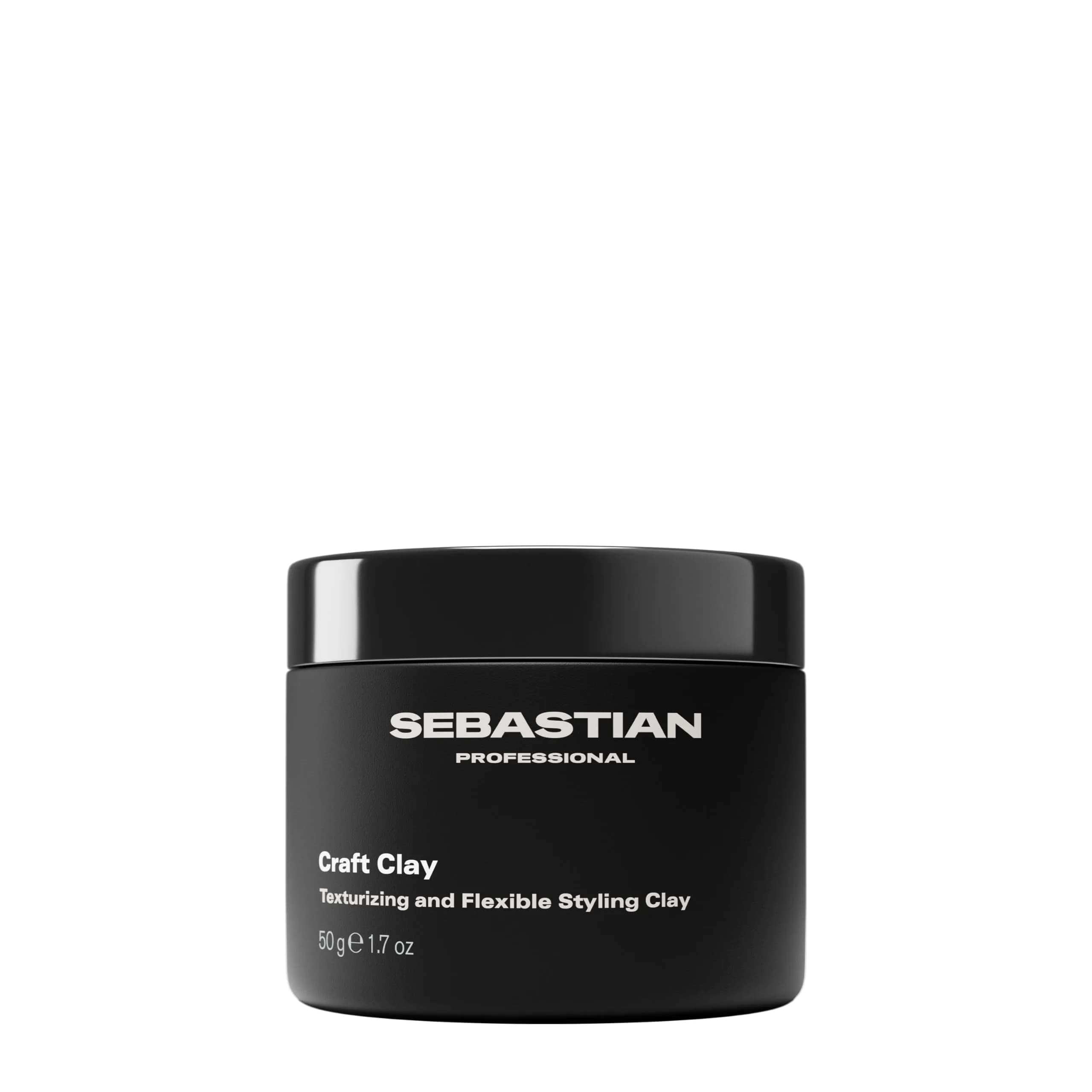 Sebastian Professional Craft Clay Texturizing Styling Clay 50g (1.7 oz) | Matte Finish Flexible Hold