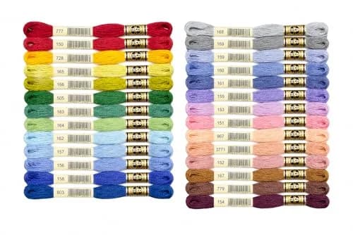 DMC Embroidery Floss Pack 8.7yd | Premium Cotton Variegated Thread for Needlecrafts thumbnail 5