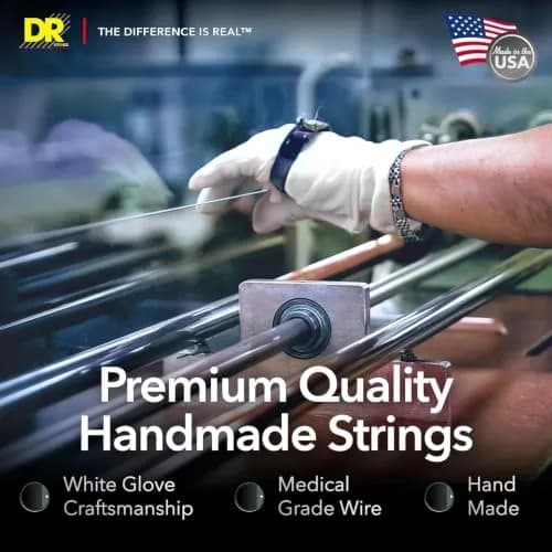 DR Strings BLACK BEAUTIES Coated Steel Bass Strings (40-120) — 5 Strings, Long-Lasting Tone & Bold Style thumbnail 7