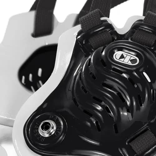 Cliff Keen Tornado Wrestling Headgear (Black/White/Black) | Durable, One Size Fit thumbnail 3
