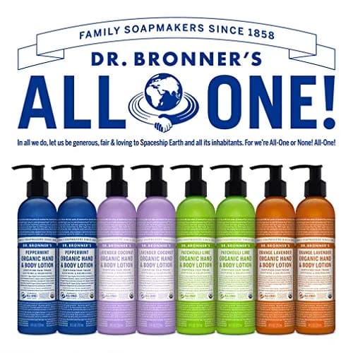 Dr. Bronner's Organic Lotion Lavender Coconut 236ml (8 Fl Oz) | USDA Organic & Fair Trade Certified thumbnail 6