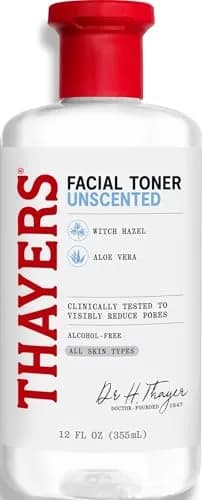 THAYERS Unscented Witch Hazel Facial Toner with Aloe Vera, Alcohol-Free, 355ml - main product image