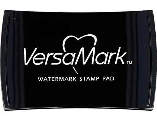 Tsukineko VersaMark Pigment Inkpad, Full-Size 7.6 x 9.7 cm (3" x 2") | Clear Ink for Embossing & Watermark Stamping thumbnail 1