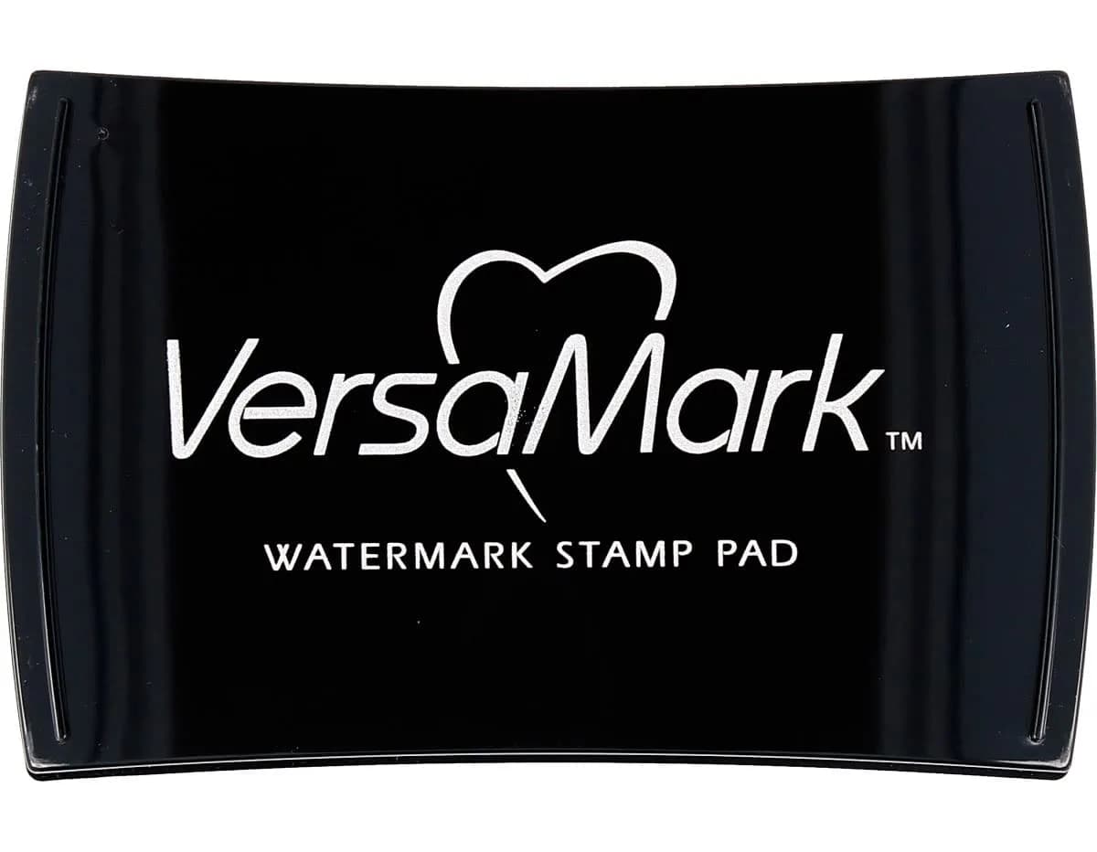 Tsukineko VersaMark Pigment Inkpad, Full-Size 7.6 x 9.7 cm (3" x 2") | Clear Ink for Embossing & Watermark Stamping - main product image