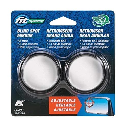 Fit System 2" Round Adjustable Spot Mirror (2pcs) | Wide View, Easy Install, Universal Fit thumbnail 1