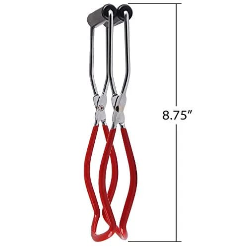 KITCHEN CROP Jar Lifter | Adjustable Canning Tool for All Jar Sizes, Red thumbnail 4
