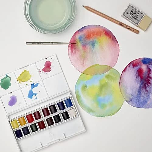 Winsor & Newton Cotman Watercolor Paint Set 16 Half Pans | Artist Grade Watercolors for Beginners thumbnail 2