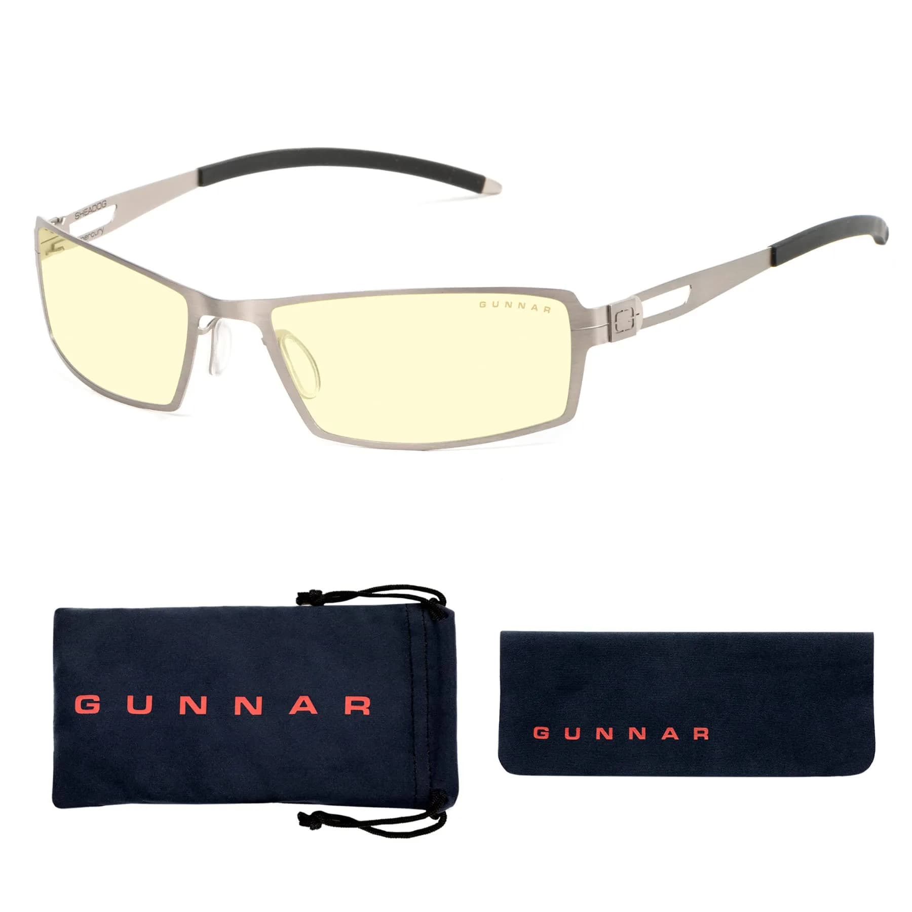 Gunnar Optiks Blue Light Blocking Glasses | Computer & Gaming Eyewear for Adults — Mercury Frame