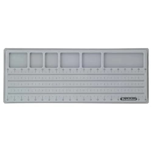 Beadalon 20-inch Straight Bead Board with Storage Bins | Jewelry Making & Bracelet Design Tool thumbnail 1