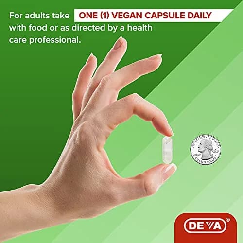 DEVA Vegan CLA 2-Pack – Conjugated Linoleic Acid from Non-GMO Safflower Oil, 90 Vegan Caps Ea thumbnail 5