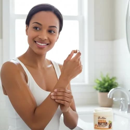 Queen Helene Cocoa Butter Face & Body Cream 4.8 oz Jar | Extra Rich Moisturizer for Dry Skin thumbnail 4