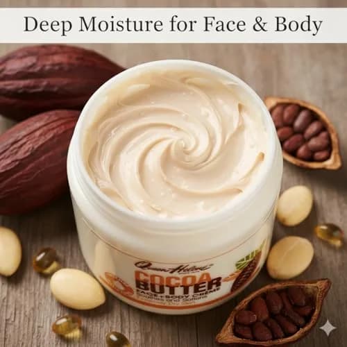 Queen Helene Cocoa Butter Face & Body Cream 4.8 oz Jar | Extra Rich Moisturizer for Dry Skin thumbnail 3