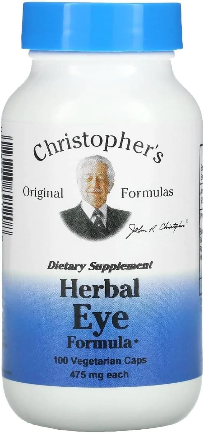 Christopher's Original Formulas Herbal Eye Formula - Natural Eye Support with Whole Food Herbs - Pack of 6 | Supports Eye Health