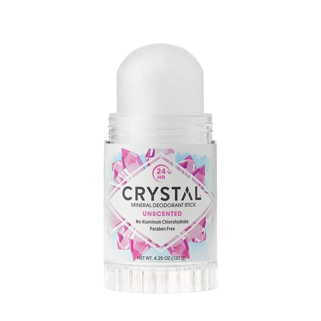 Crystal Essence Mineral Deodorant Stick - Unscented Body Deodorant 16.75ml (0.5 Fl Oz) | 24-Hour Odor Protection - view 2