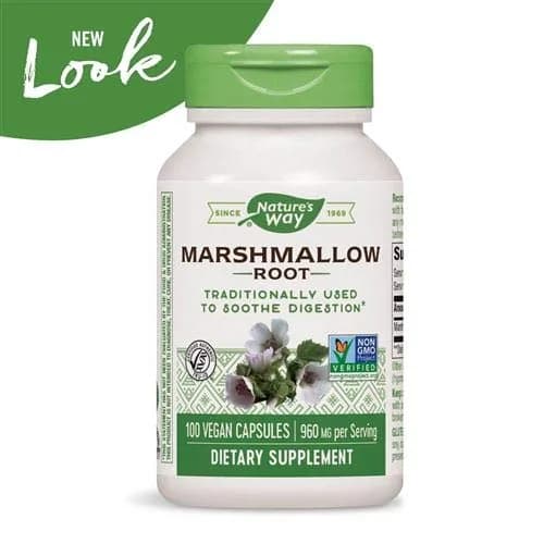 Nature's Way Marshmallow Root 480 mg 100 Capsules (200 Count Total) | Herbal Supplement for Digestive & Urinary Support thumbnail 5