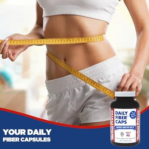 Yerba Prima Daily Fiber Capsules 180 Caps | Soluble & Insoluble Dietary Fiber for Gut Health thumbnail 7