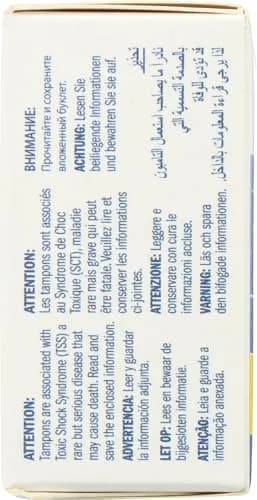 natracare Tampons Super 10 ct | Cotton, No Color, Hypoallergenic for Women thumbnail 2