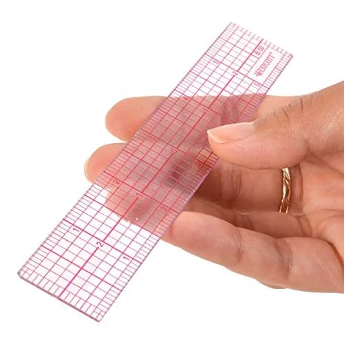Westcott 6-Inch Beveled Transparent Ruler (B-50) 15.24 cm (6 in) | Accurate Drafting Tool thumbnail 3