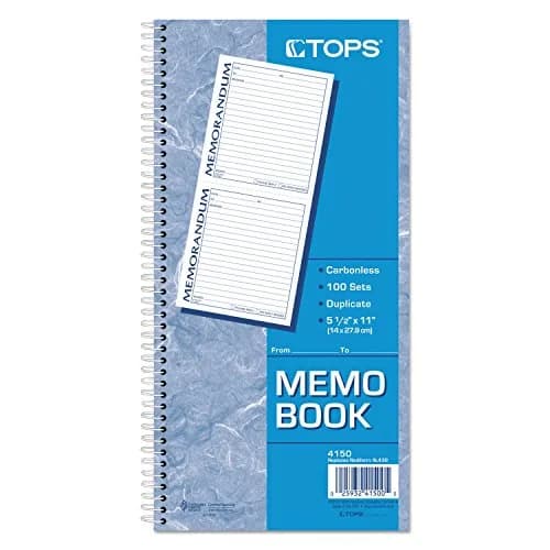 TOPS Memorandum Forms 2-Part Carbonless 100 Sets | Efficient Memo Sending & Copying thumbnail 2