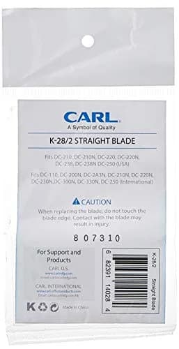 CARL Replacement Straight Blade for DC-210/220/238/250 | Precise Cut & Easy Change, Gray thumbnail 4