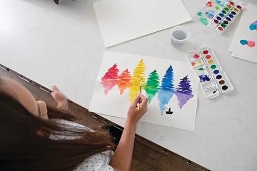Prang Watercolor Paint Set, 16 Colors | Bright, Non-Toxic, Refillable Oval Pan, 1 Count thumbnail 6