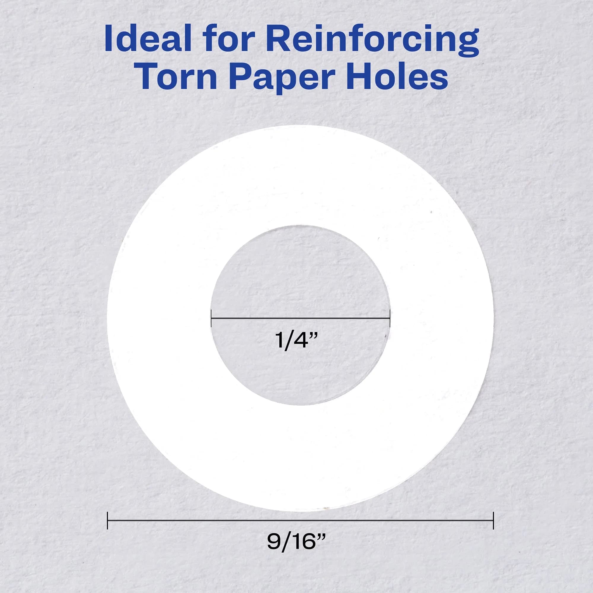 Avery Self-Adhesive Hole Reinforcement Stickers White 200 Labels (0.25 inch Diameter) | Reinforce Binder Holes - view 4