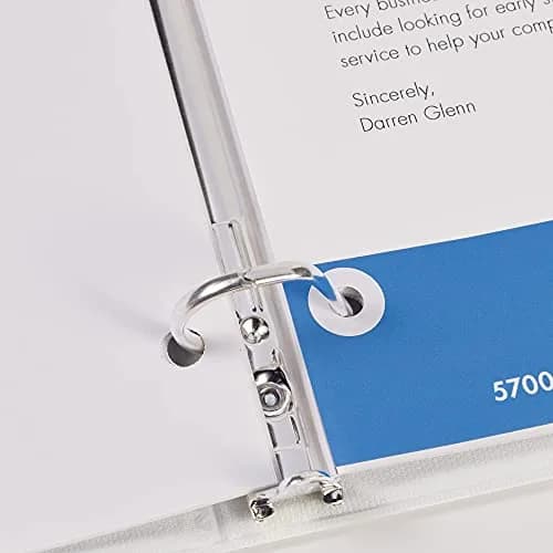 Avery Self-Adhesive Hole Reinforcement Stickers White 200 Labels (0.25 inch Diameter) | Reinforce Binder Holes thumbnail 2