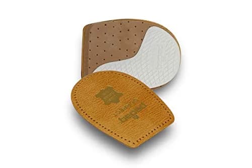 pedag Correct | German Made Medial and Lateral Wedge Heel Straightener Insert | for Pronation and Supination, Knock Knee Pain, Bow Legs | Vegetable Tanned Leather | Medium (Women 8 to Men 7) thumbnail 1