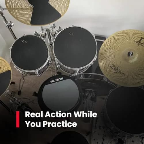 Vic Firth 13" Drum Mute | Rubber Practice Pad for Drummers in India thumbnail 4