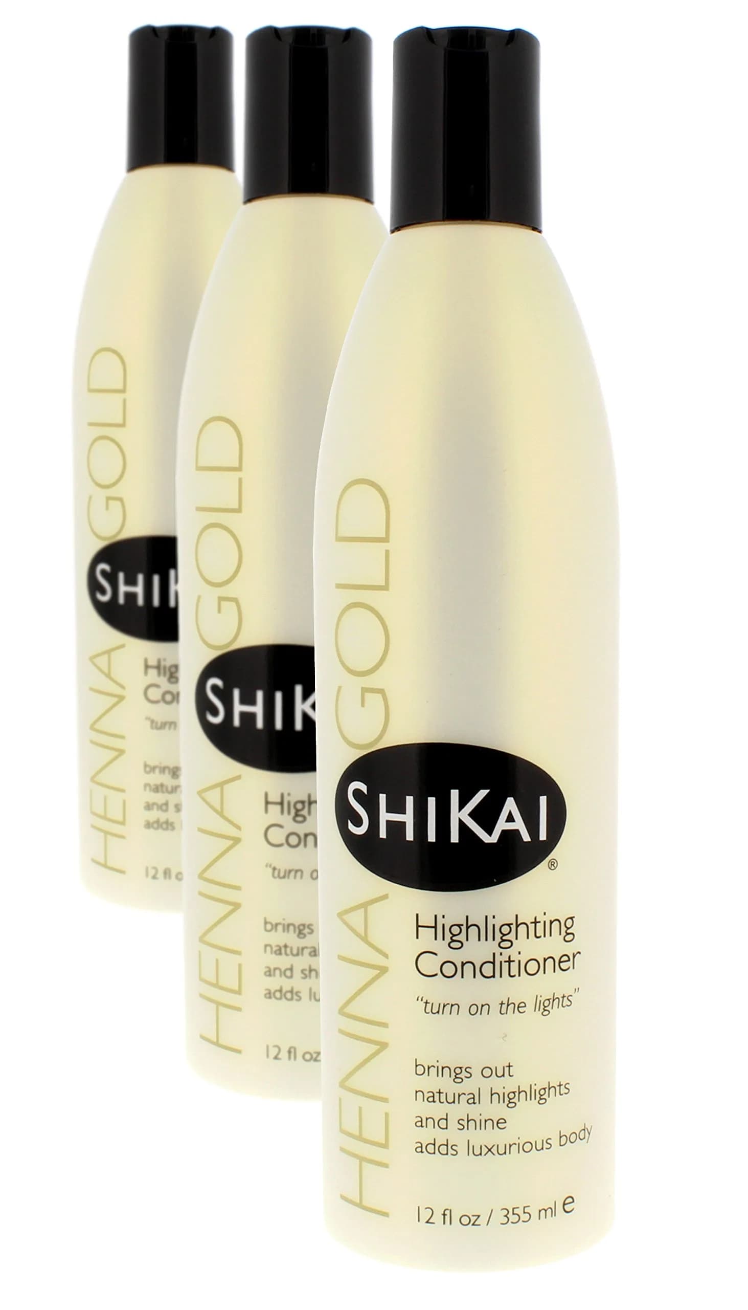 ShiKai Henna Gold Highlighting Conditioner 355ml (12 fl oz) | Adds Luxurious Body & Shine - main product image