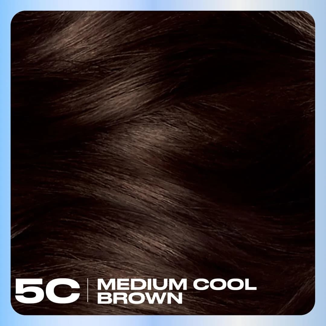 Clairol Nice'n Easy 5C Medium Cool Brown Permanent Hair Dye - Pack of 3 - view 3