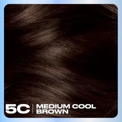 Clairol Nice'n Easy 5C Medium Cool Brown Permanent Hair Dye - Pack of 3 thumbnail 3
