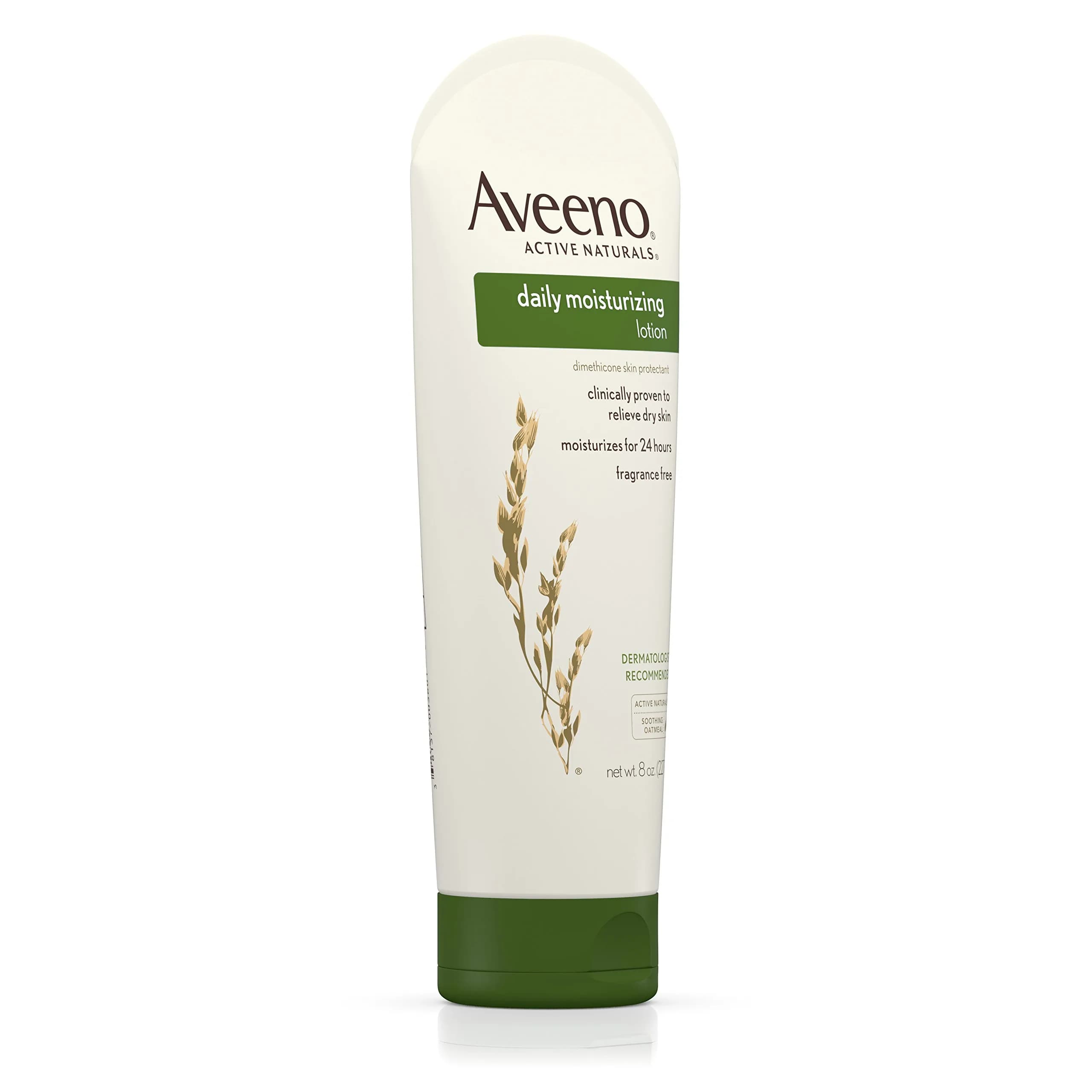 Aveeno Daily Moisturizing Body Lotion, Fragrance-Free, 8 Ounce Tubes (Pack of 3) - view 2