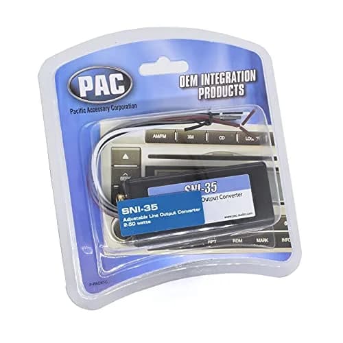 PAC SNI-35 2-Channel Line Out Converter 1.2x6.25x5.9 inches | Adds Amplifier to Factory Radio thumbnail 4