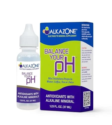 Alkazone pH Balance Mineral Drops 1.25 Fl Oz (37 ml) | Antioxidant Alkaline Water Enhancer thumbnail 1