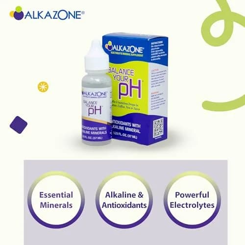 Alkazone pH Balance Mineral Drops 1.25 Fl Oz (37 ml) | Antioxidant Alkaline Water Enhancer thumbnail 4